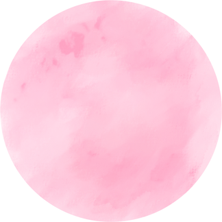 Pink watercolor circle