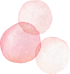 Pink Watercolor Stains