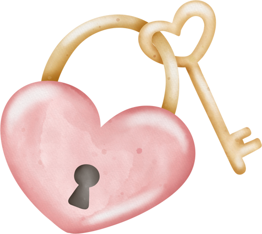 Heart shaped key